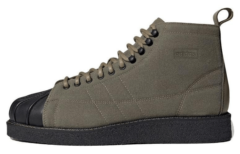 

Ботинки унисекс Adidas Superstar Boot хаки 40 EU, Superstar Boot