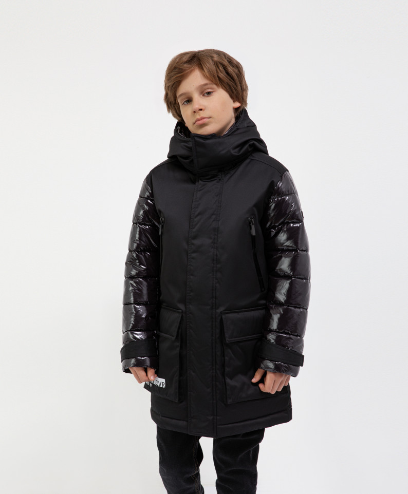 

Куртка черная демисезонная Gulliver 221GSBC4501 р.128, 221GSBC4501