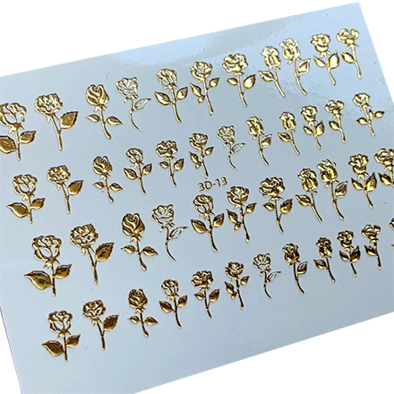 

3D-слайдер Anna Tkacheva Gold Crystal №13 Цветы. Цветочки
