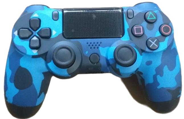 фото Геймпад беспроводной dualshock 4 wireless controller (v2) camouflag light blue (ps4) nobrand