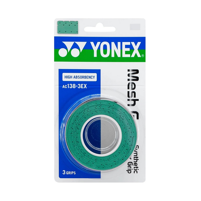 Обмотка для ручки ракетки Yonex Overgrip AC138EX Mesh Grap x3, Green