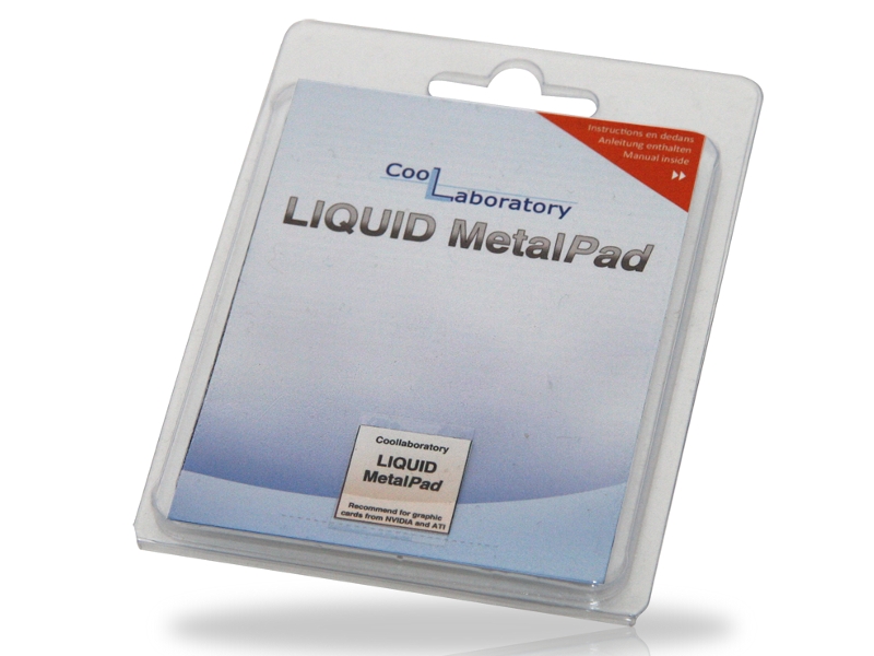 фото Термопаста coollaboratory liquid metalpad 1xgpu cl-mp-1g 580039