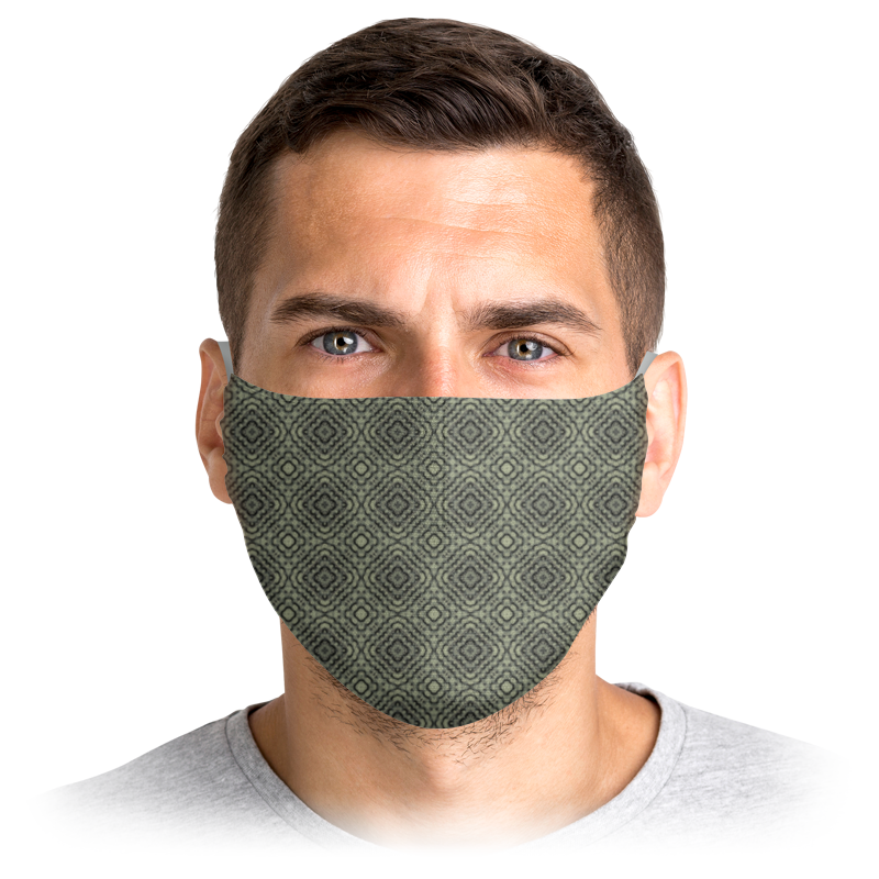 

Многоразовая маска Printio Flux look хаки L, Flux look