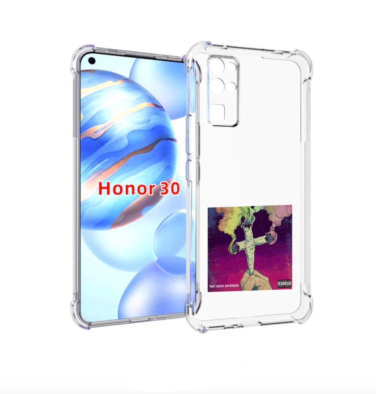 

Чехол бампер MyPads сигаретный крест для Honor 30 (BMH-AN10) про, Прозрачный, Tocco