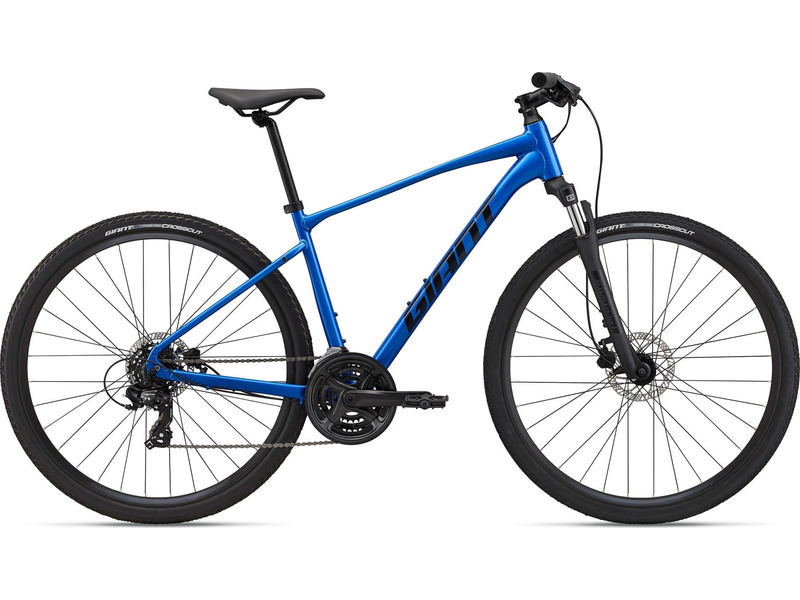 

Дорожный велосипед Giant Roam 4 Disc, год 2022, цвет Синий, ростовка 18