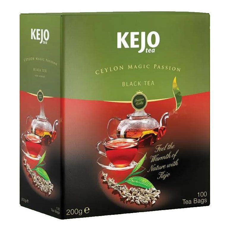 Чай черный Kejo Foods Ceylon Magic Passion в пакетиках 2 г х 100 шт 767₽