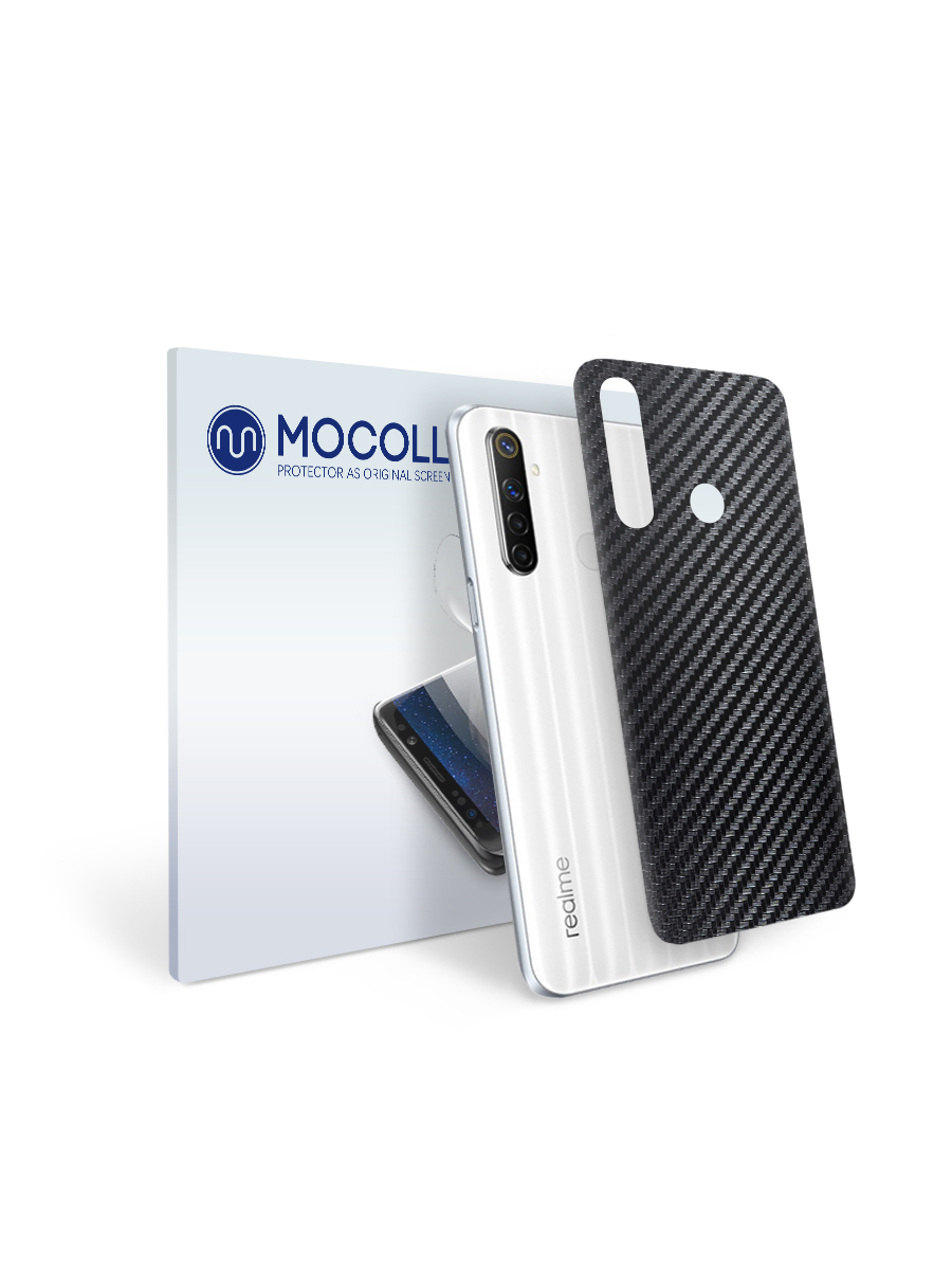 

Пленка защитная MOCOLL для задней панели REALME X2 Pro Карбон Прозрачный