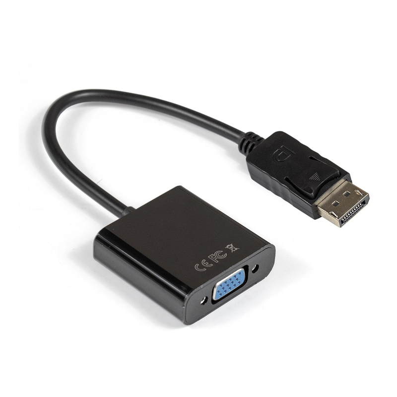 

Exegate EX284910RUS Кабель-переходник DisplayPort-VGA ExeGate EX-DPM-VGAF-0.15 (20M/15F, 0, EX284910RUS