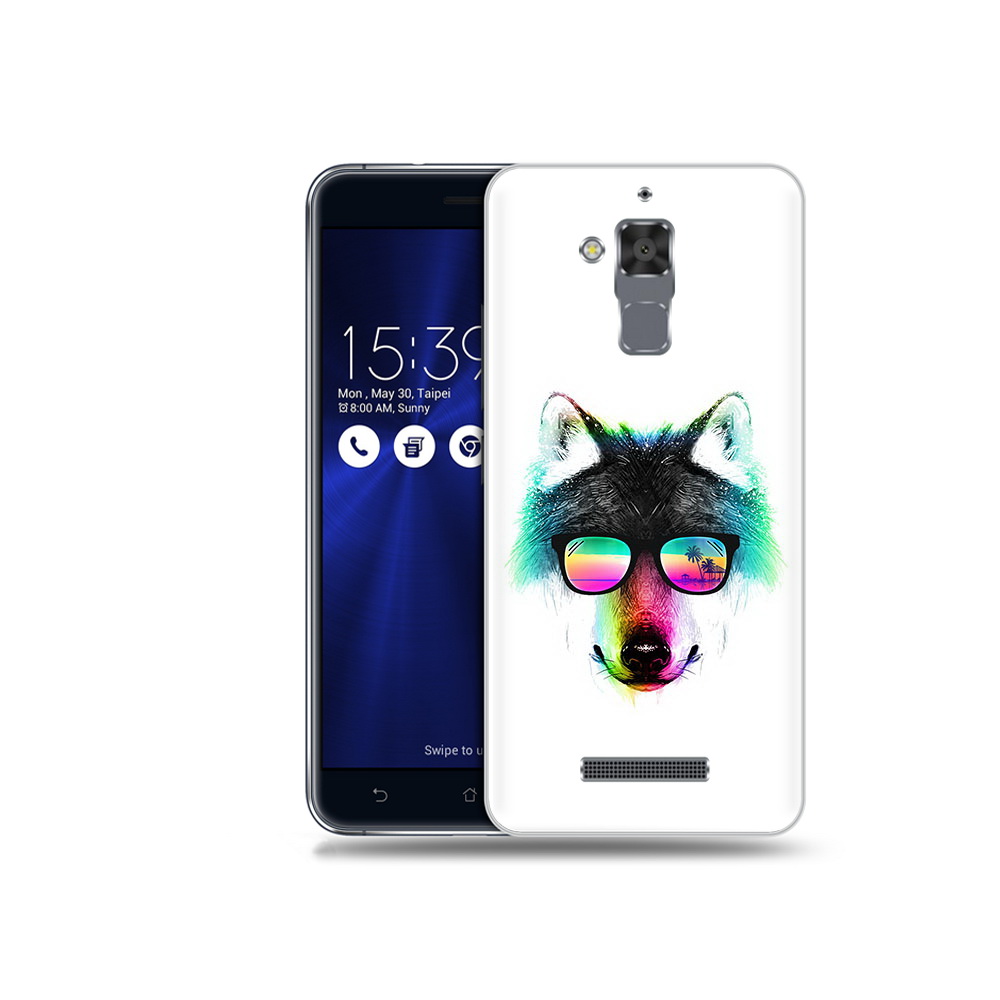 

Чехол MyPads Tocco для Asus ZenFone 3 Max (ZC520TL) радужный волк, Прозрачный, Tocco