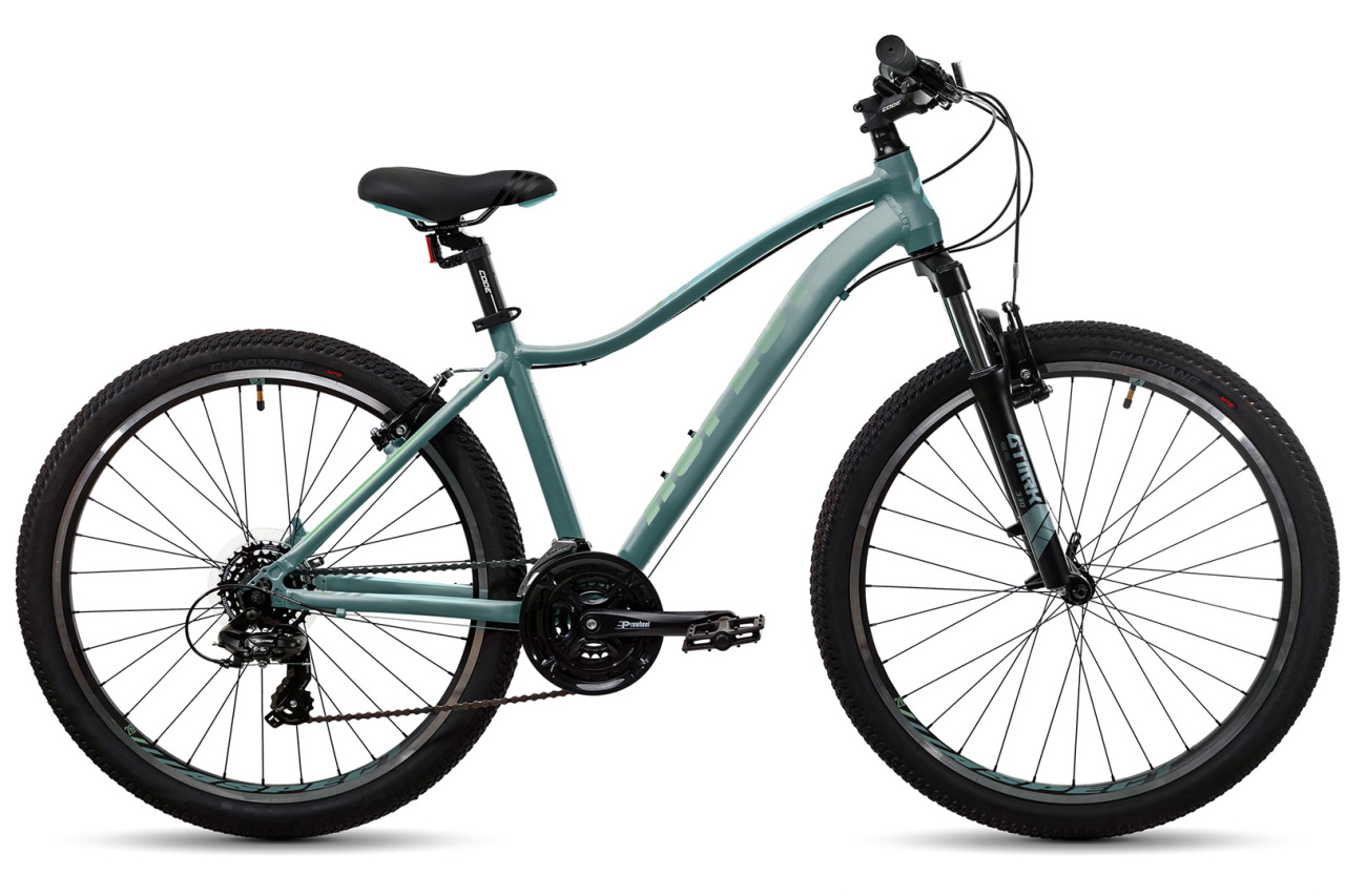 Женский велосипед Aspect Oasis, год 2023, цвет Синий-Зеленый, ростовка 14.5