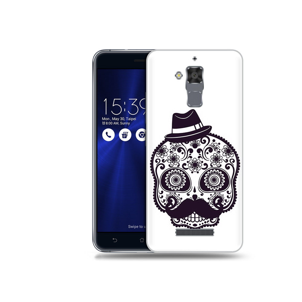 

Чехол MyPads Tocco для Asus ZenFone 3 Max (ZC520TL) разрисованный скелет, Прозрачный, Tocco