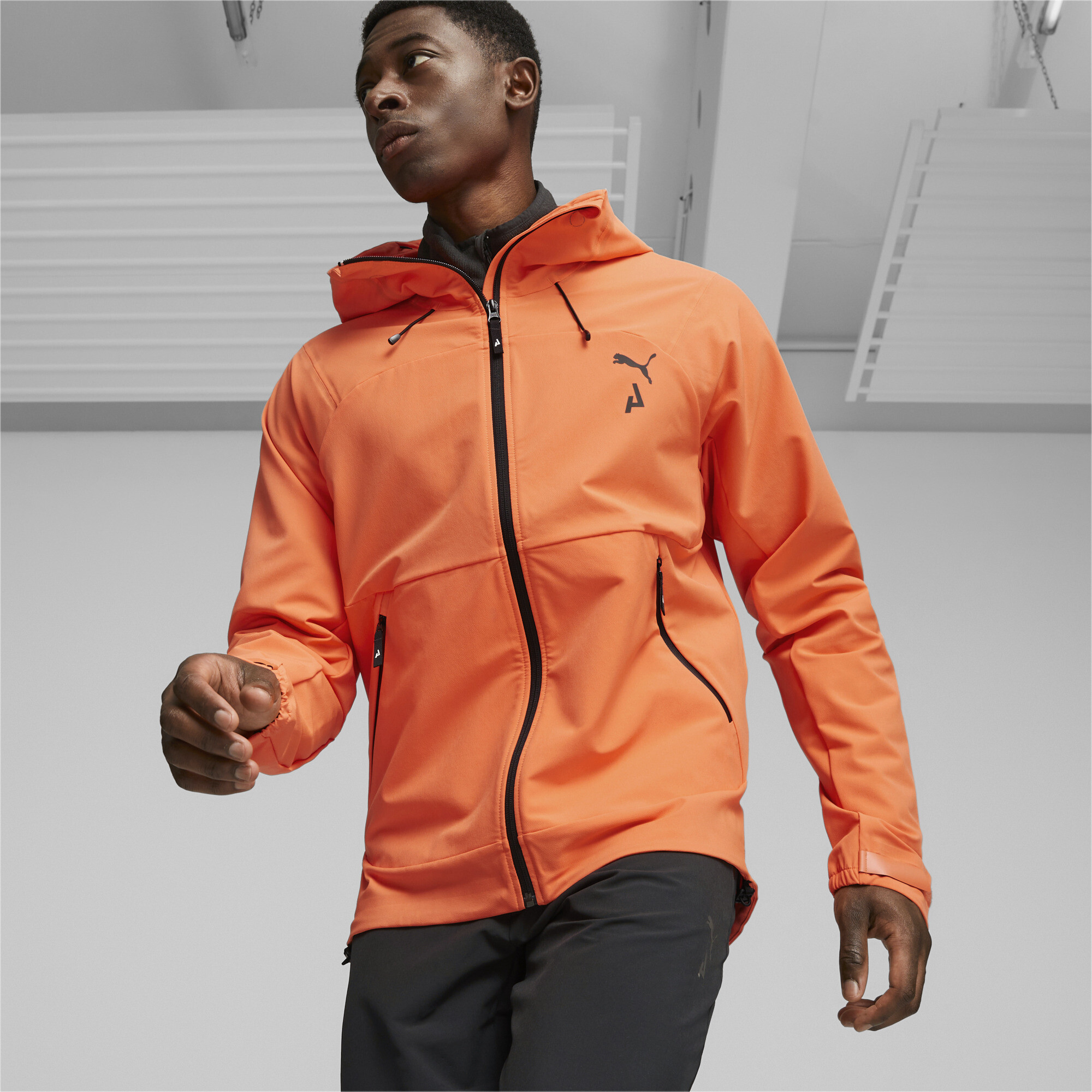 Куртка мужская PUMA Seasons Softshell Jacket оранжевая 2XL