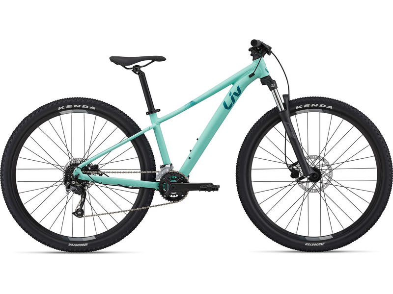 

Женский велосипед Giant Tempt 2 27.5, год 2022, цвет Зеленый-Голубой, ростовка 16