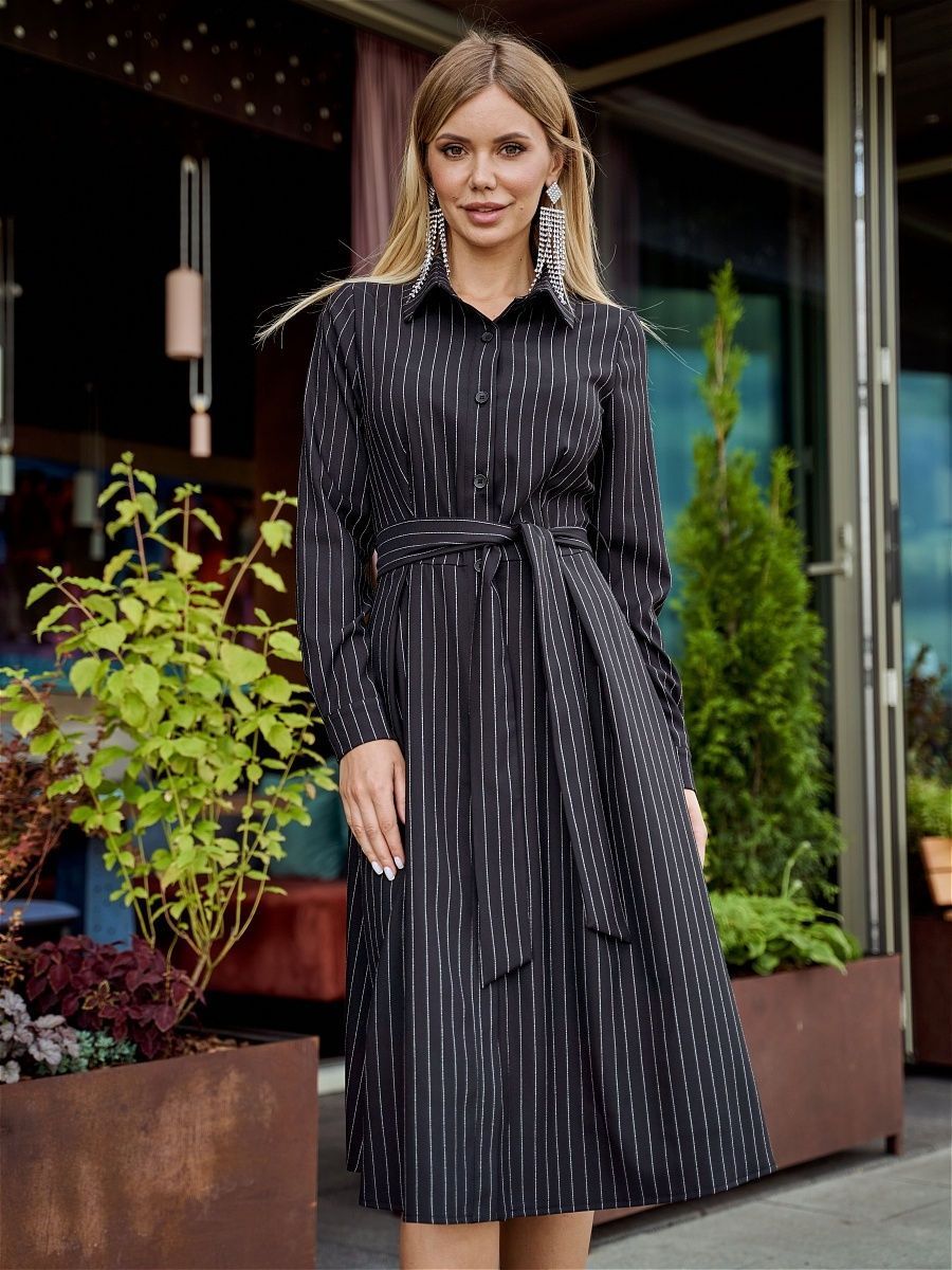 

Платье женское AVEMOD БП3609 черное 44 RU, Черный, БП3609