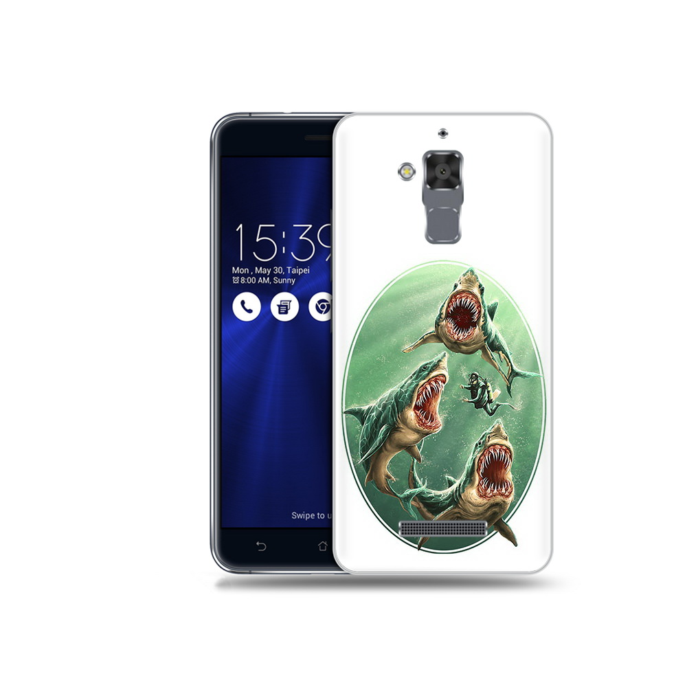 

Чехол MyPads Tocco для Asus ZenFone 3 Max (ZC520TL) синяя бездна, Прозрачный, Tocco