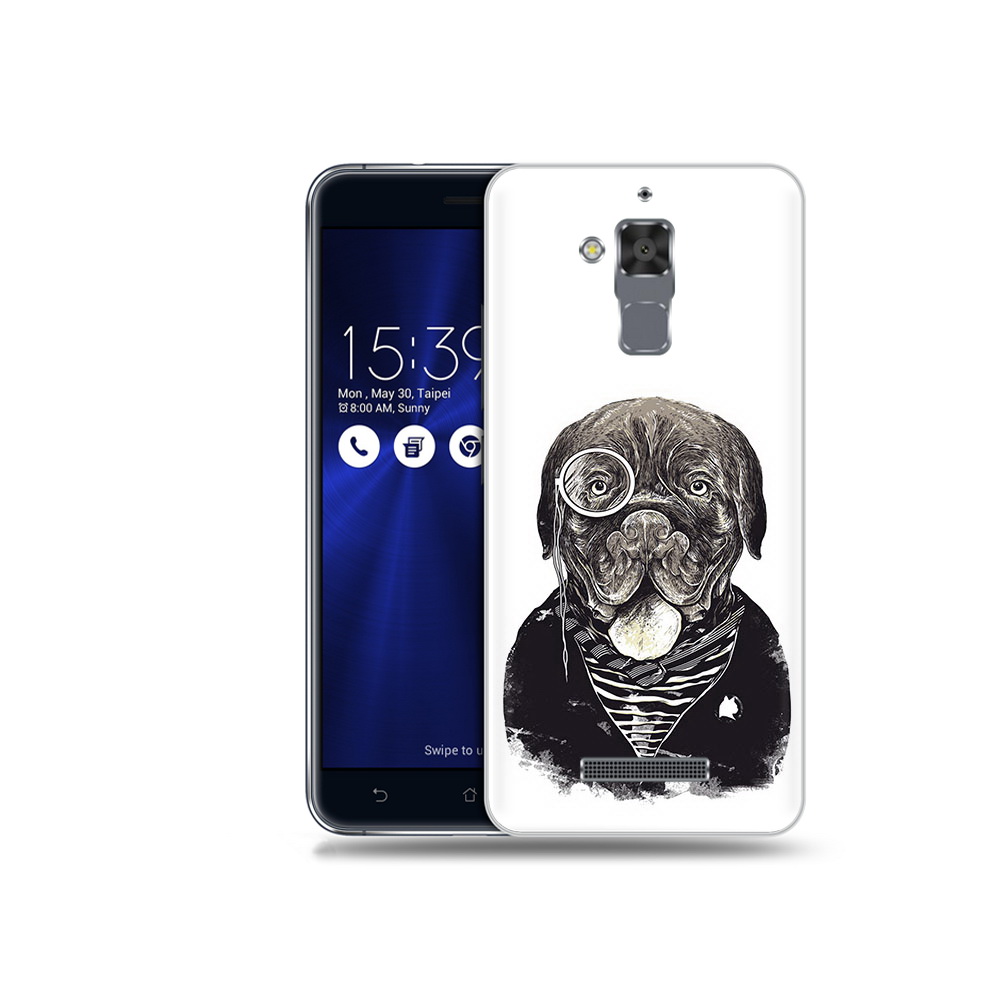 

Чехол MyPads Tocco для Asus ZenFone 3 Max (ZC520TL) солидный песик, Прозрачный, Tocco