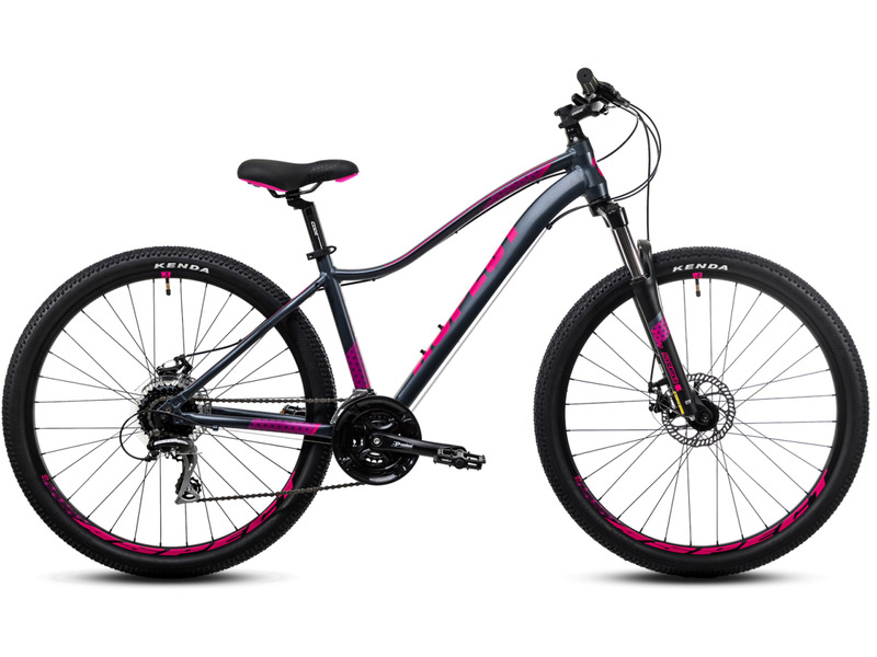 Женский велосипед Aspect Alma, год 2022, цвет Черный-Розовый, ростовка 14.5