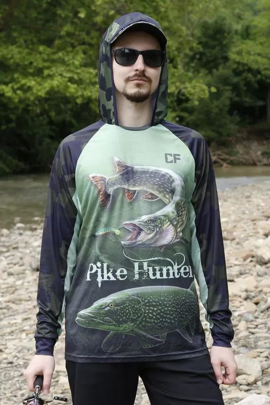 

Лонгслив мужской Cf Company PIKE HUNTER зеленый 3XL, PIKE HUNTER