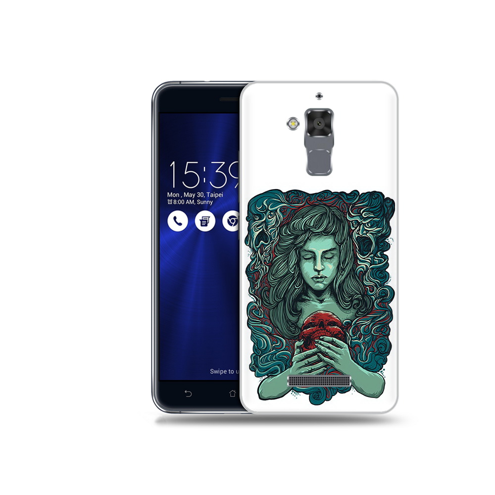 

Чехол MyPads Tocco для Asus ZenFone 3 Max (ZC520TL) спящая девушка, Прозрачный, Tocco