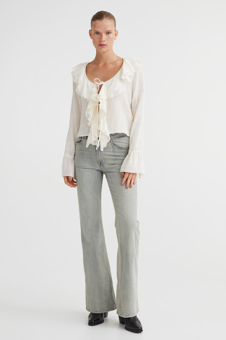 

Джинсы женские H&M 1093115001 синие 48 EU (доставка из-за рубежа), 1093115001