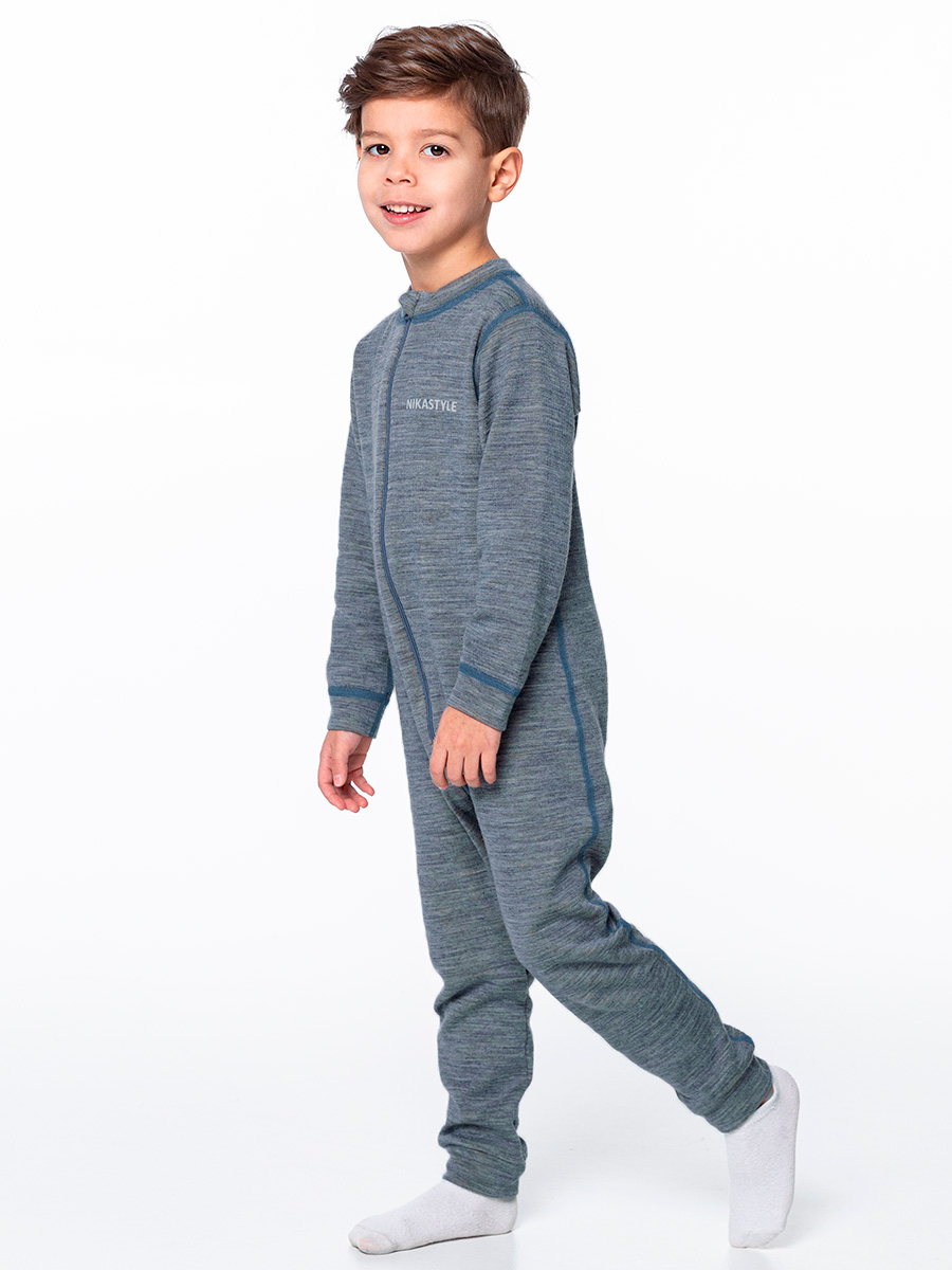 

Комбинезон детский NIKASTYLE 8т11024, деним, 110, Синий, 8т11024
