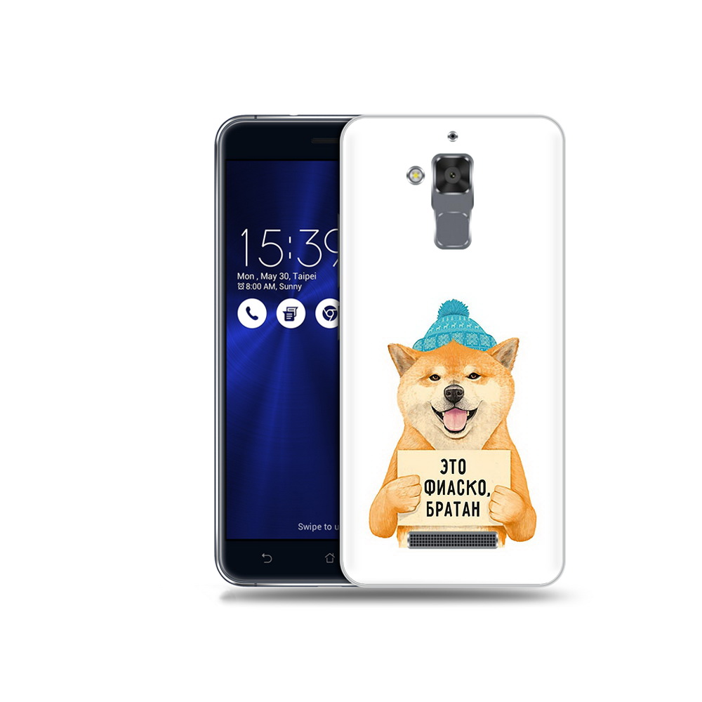 

Чехол MyPads Tocco для Asus ZenFone 3 Max (ZC520TL) фиаско, Прозрачный, Tocco