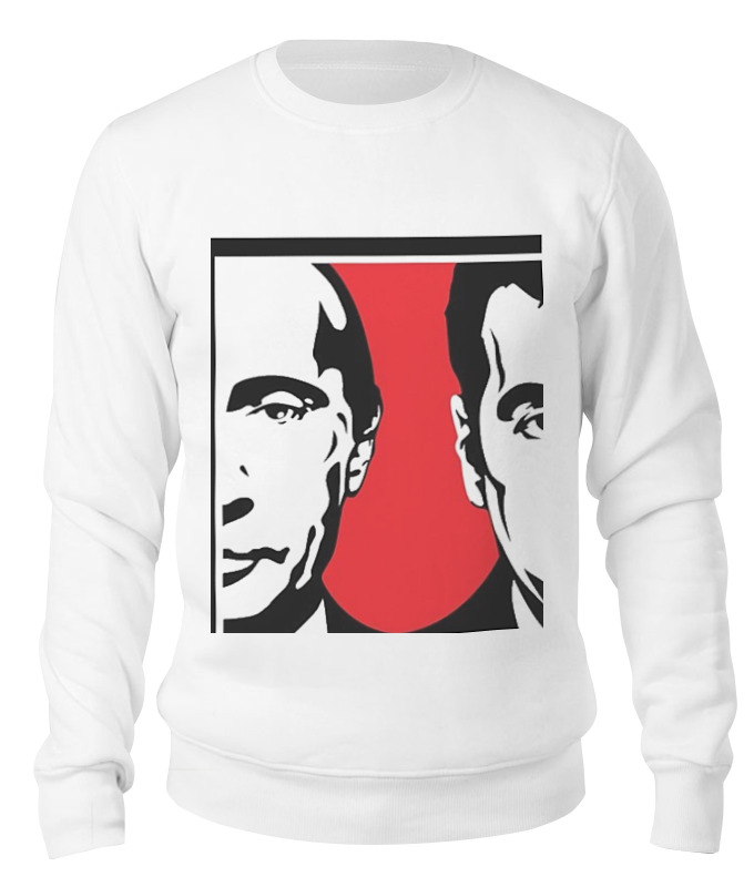 

Свитшот унисекс Printio Obey белый M, Obey