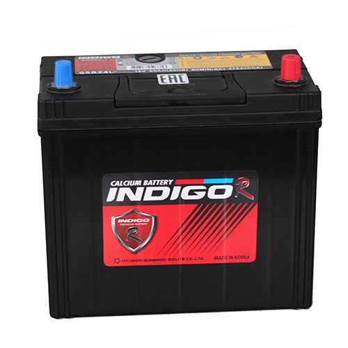 Аккумулятор автомобильный INDIGO-R 65B24L 50Ah ОП 470A Asia (тонкие кл.)