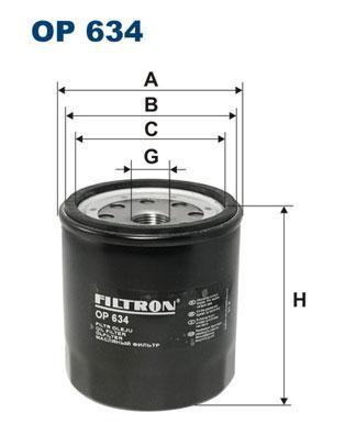 

Фильтр масляный FILTRON OP634