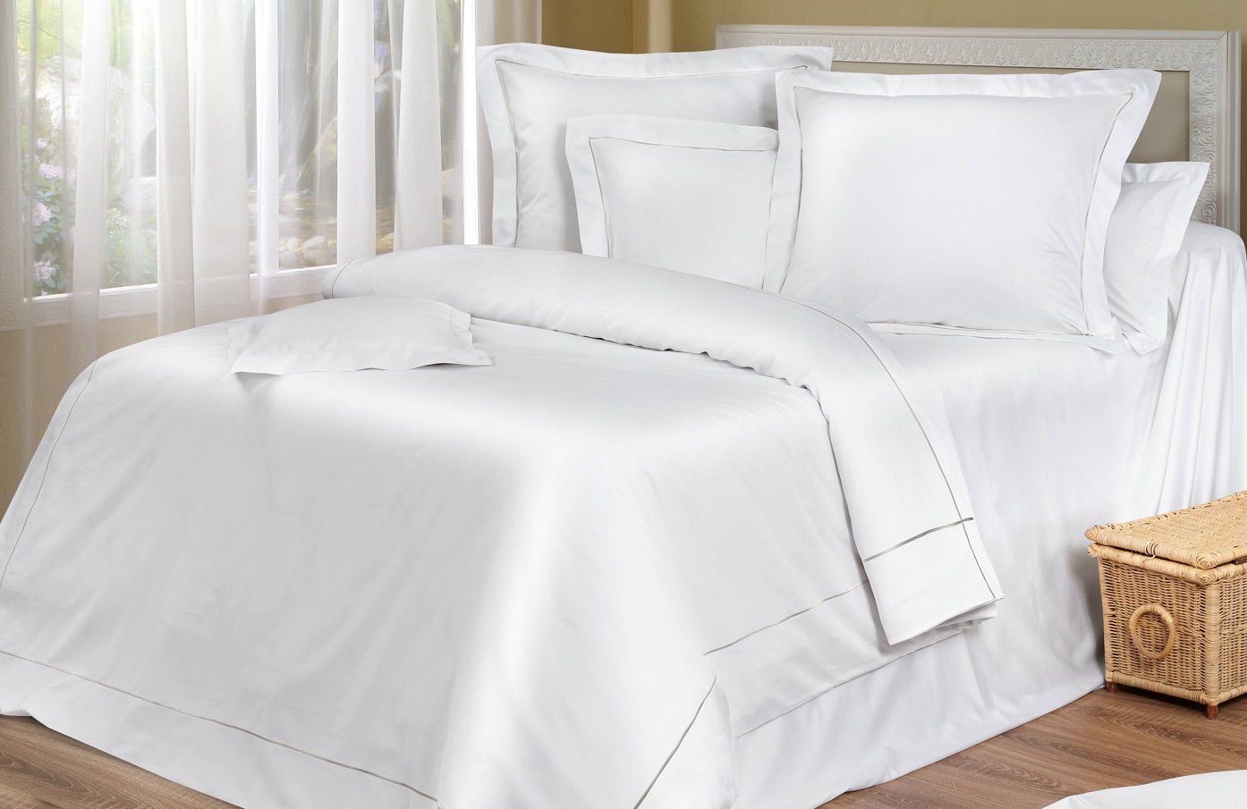 

Постельное белье Cotton Dreams Berlutti берлутти 600тс (евро)