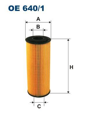 

Фильтр масляный FILTRON OE640/1