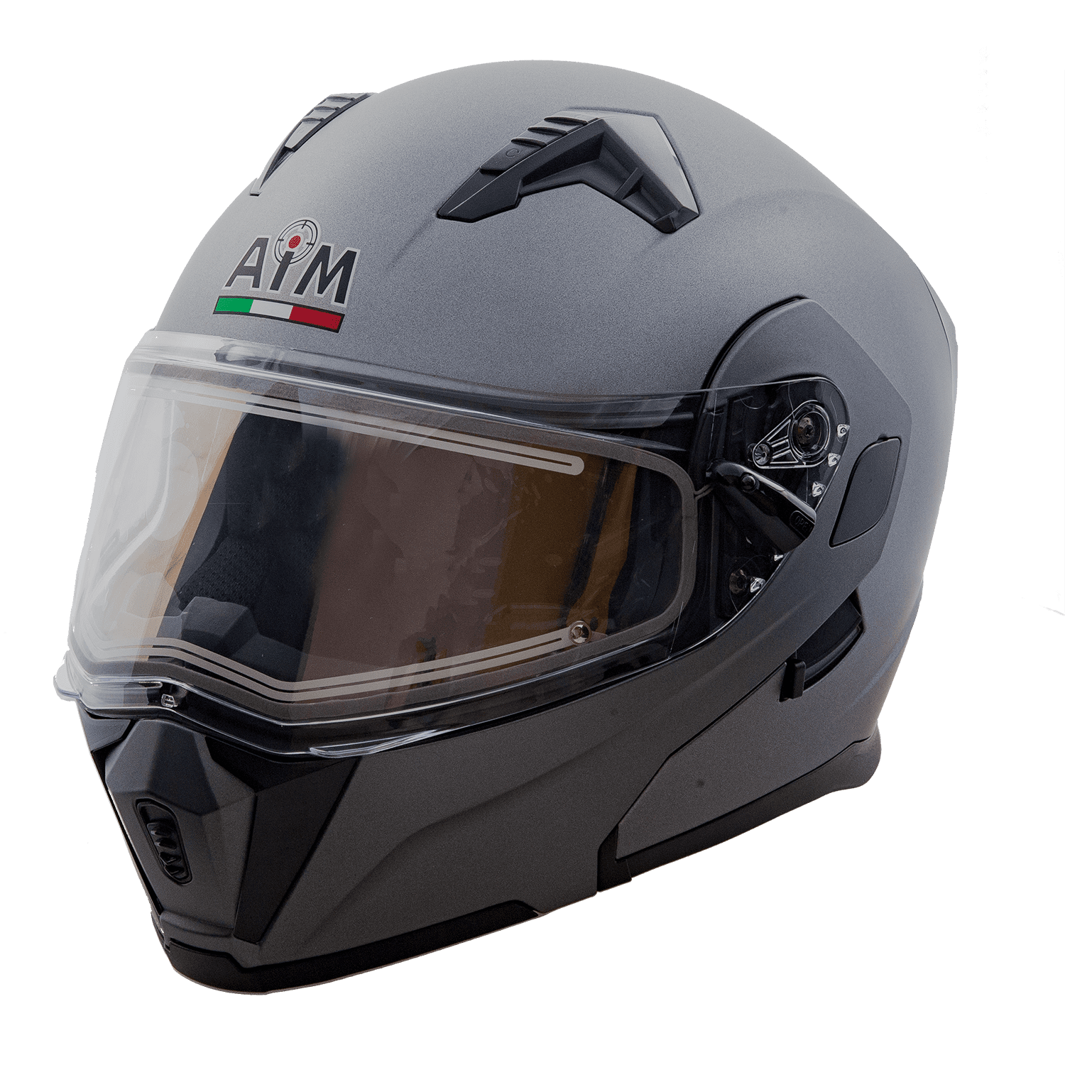 Шлем AiM JK906 (комплект) арт.906-005-XL Grey Metal XL