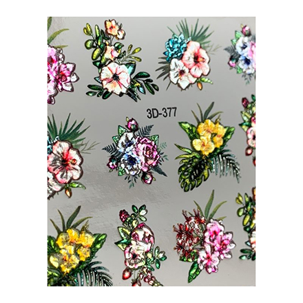 

3D-слайдер Anna Tkacheva Crystal №377 Цветы. Цветочки, Разноцветный