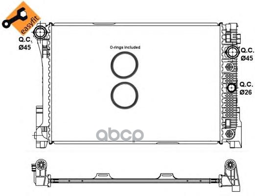 

Радиатор MERCEDES W204 07=> NRF 58335, Радиатор MERCEDES W204 07=> NRF 58335 NRF 58335