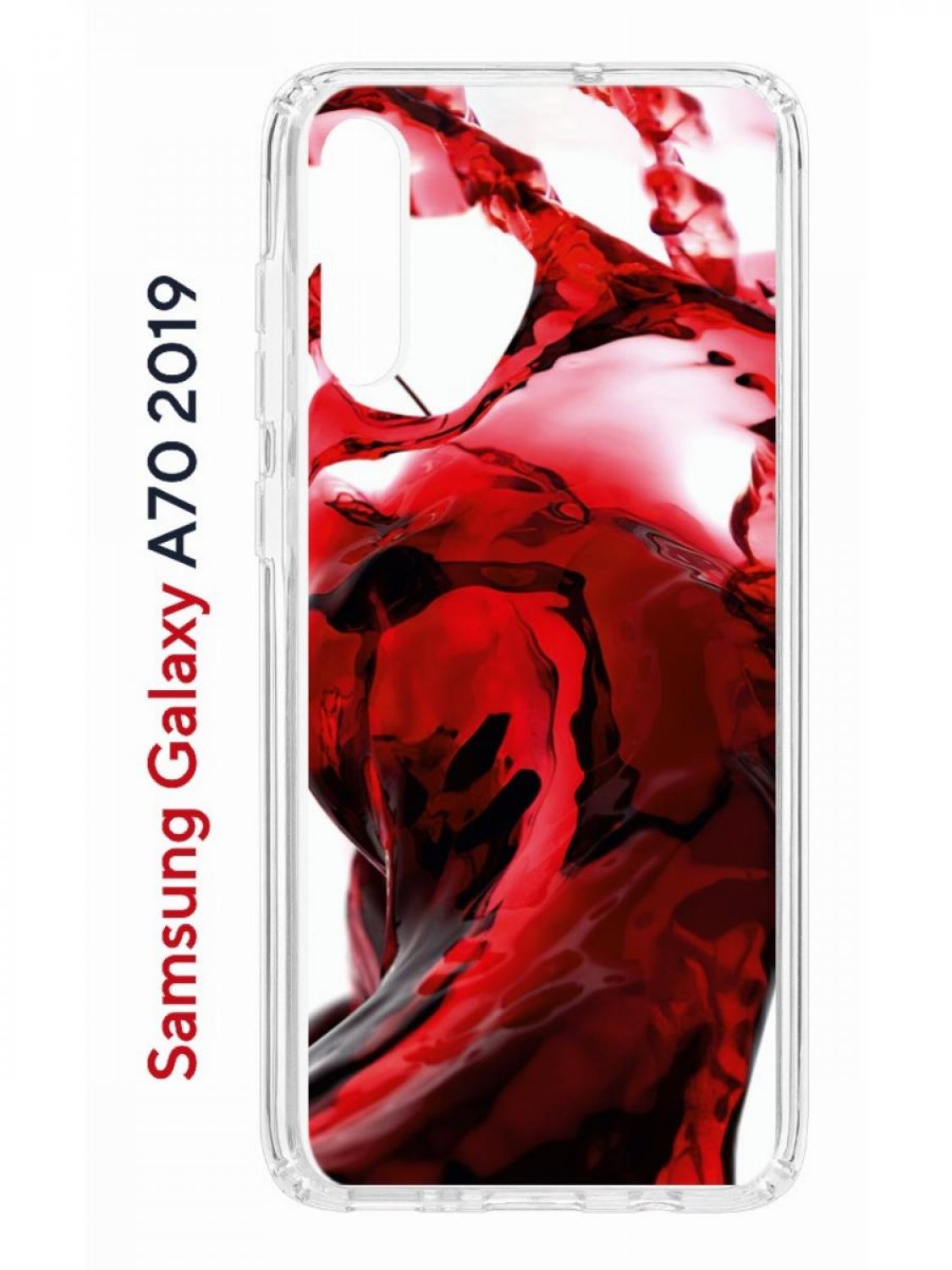 

Чехол на Samsung A70 с принтом Kruche Print Вино,противоударный бампер,с защитой камеры, Прозрачный;красный;бордовый;черный, Самсунг Галакси А70