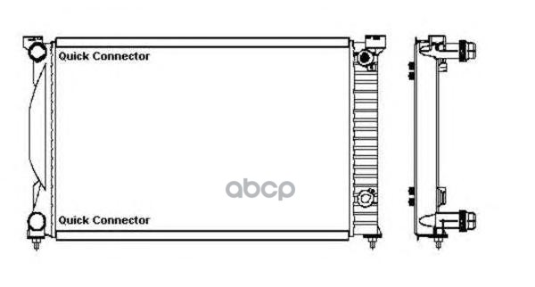 

NRF 50543 радиатор системы охлаждения АКПП Audi A4 1.6/1.8/2.0 00-04