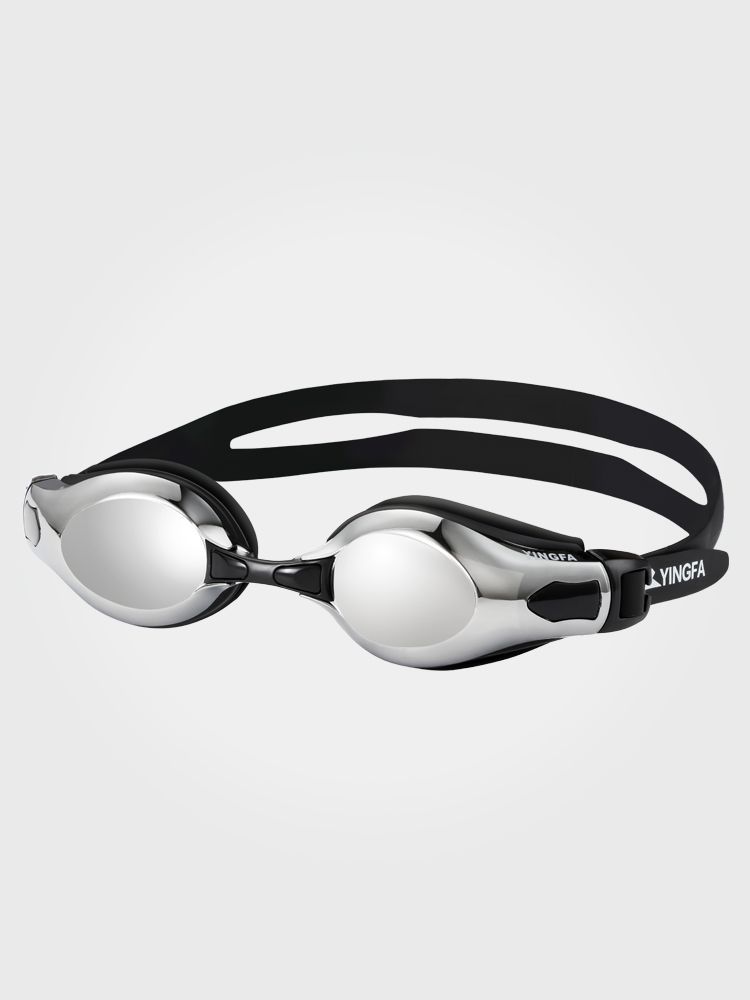 Очки для плавания зеркальные Yingfa Mirror Goggle Y2800AF(M), черные