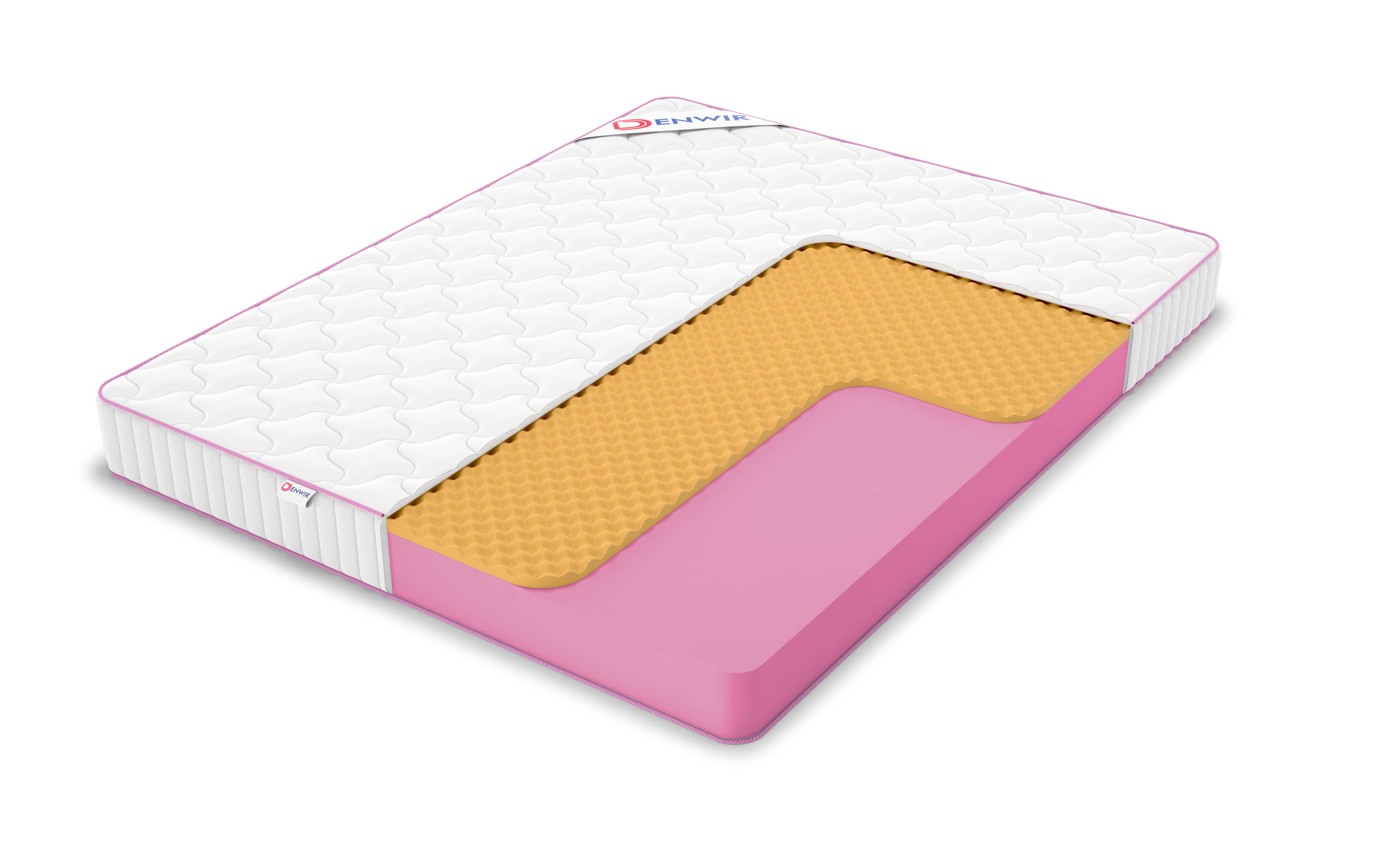 

Матрас беспружинный DENWIR MEGA MEMO RELAX 17/chstmat_MMR17_75x175, Белый, MEGA MEMO RELAX 17