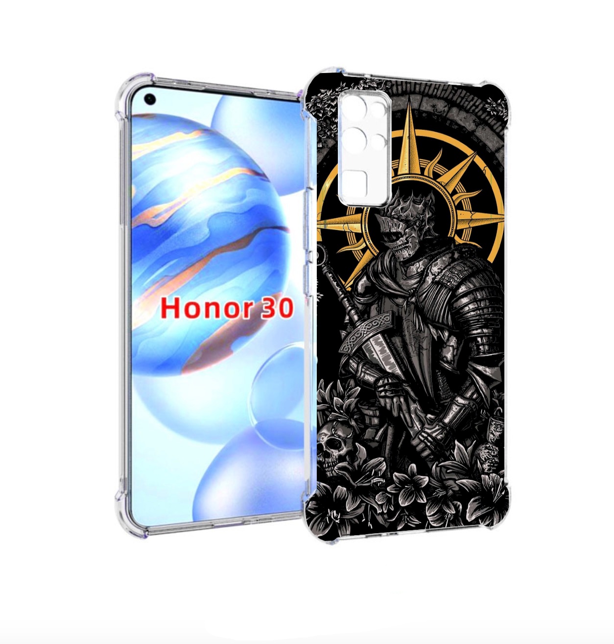 

Чехол бампер MyPads темный железный рыцарь для Honor 30 (BMH-AN1, Прозрачный, Tocco
