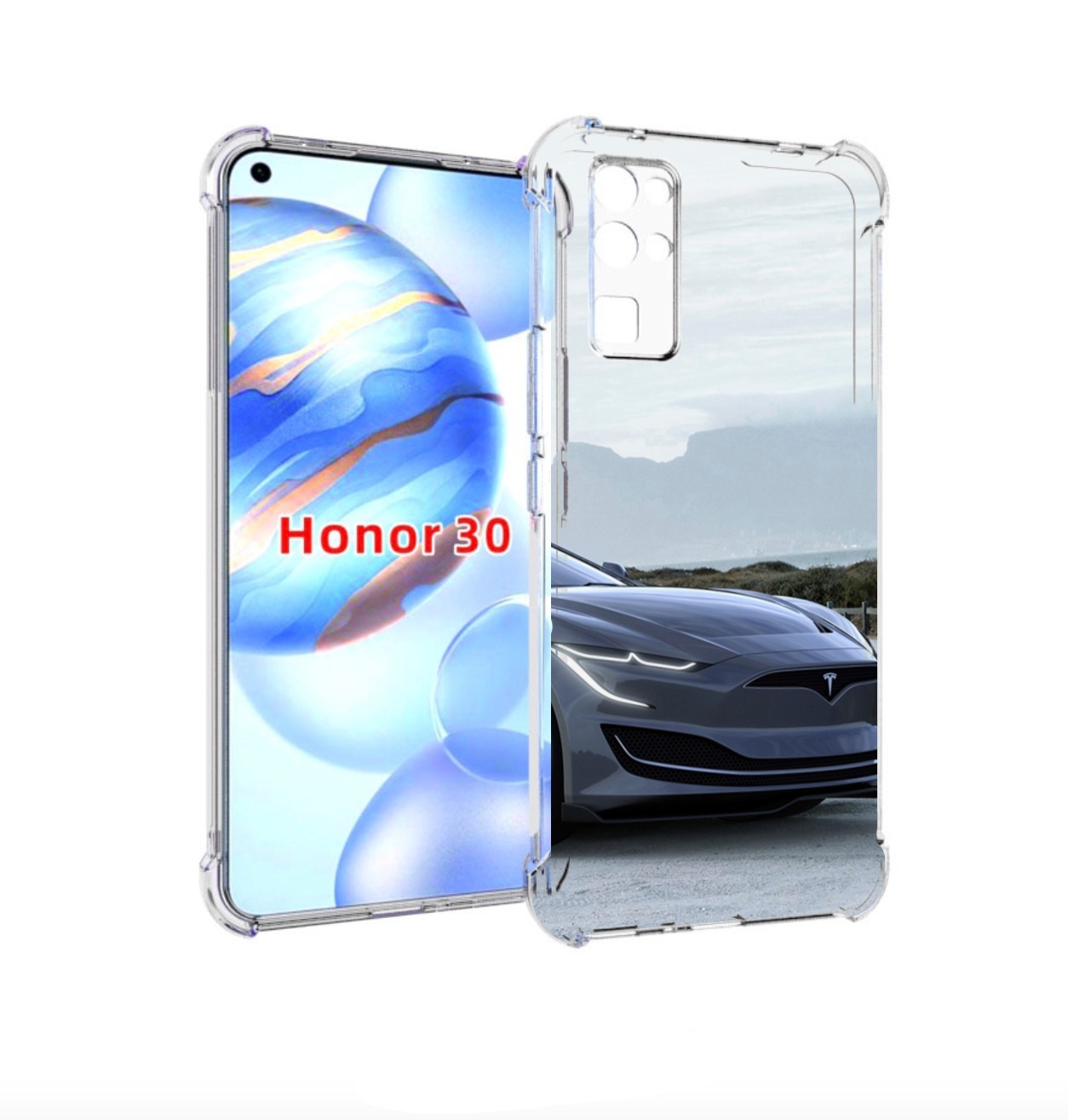 

Чехол бампер MyPads тесла tesla 2 мужской для Honor 30 (BMH-AN10, Прозрачный, Tocco