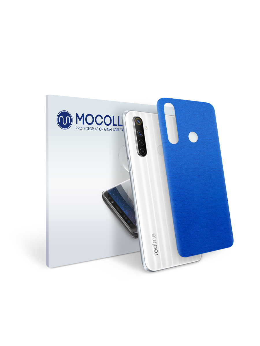 

Пленка защитная MOCOLL для задней панели REALME C11 Металлик Синий