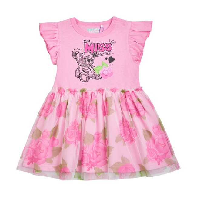 Платье детское Kari Baby SS24B22801206, розовый, 74