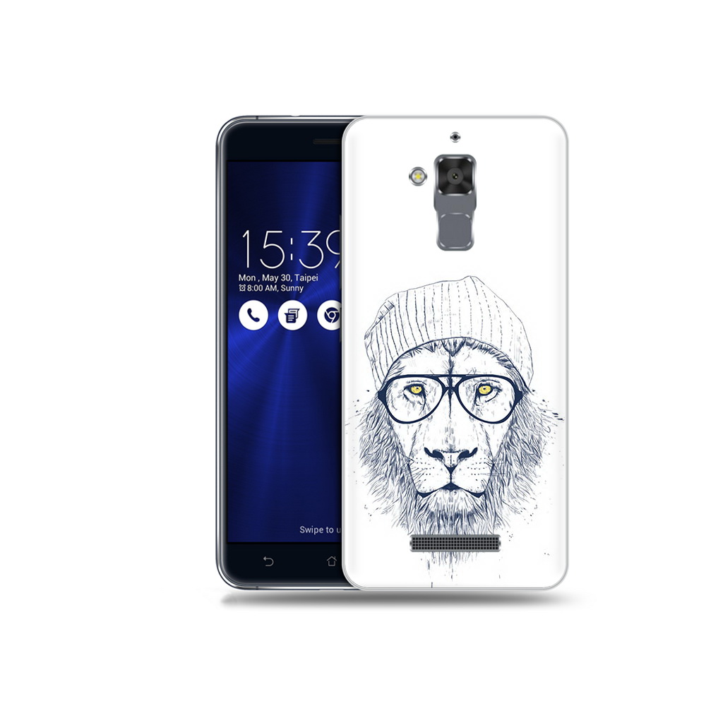 

Чехол MyPads Tocco для Asus ZenFone 3 Max (ZC520TL) хиппи лев, Прозрачный, Tocco