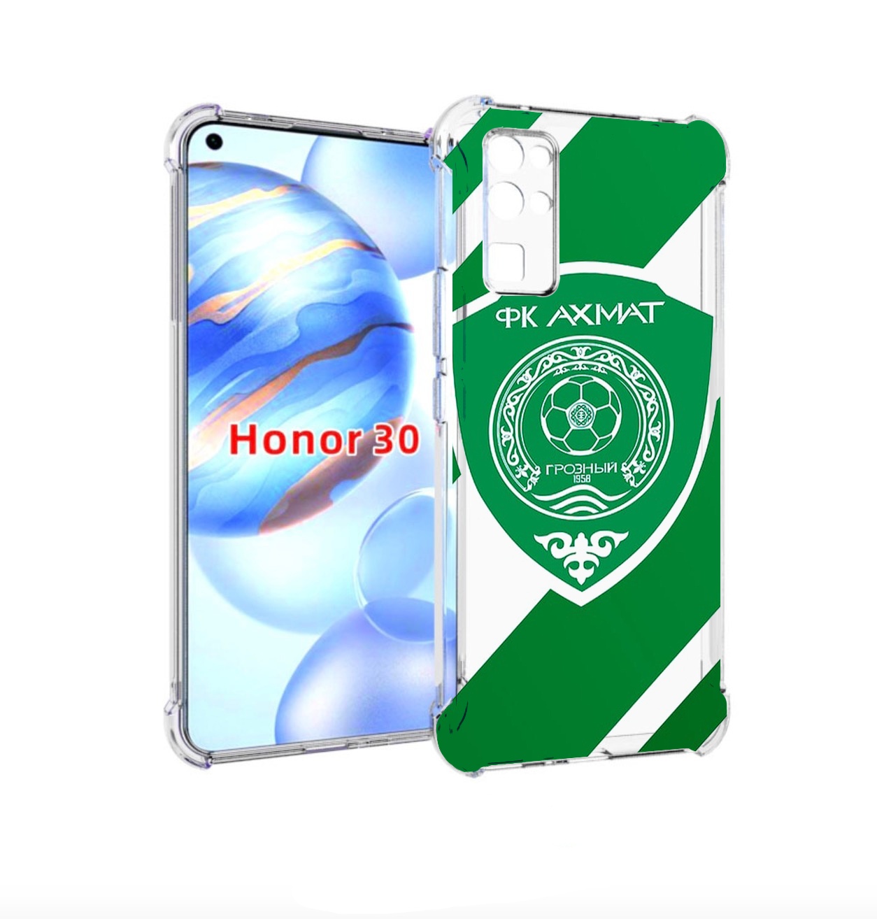 

Чехол бампер MyPads фк ахмат грозныи мужской для Honor 30 (BMH-, Прозрачный, Tocco