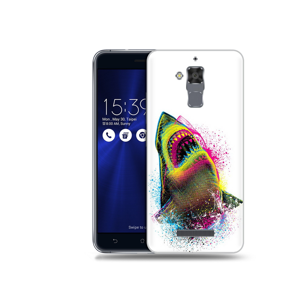 

Чехол MyPads Tocco для Asus ZenFone 3 Max (ZC520TL) челюсти-2, Прозрачный, Tocco
