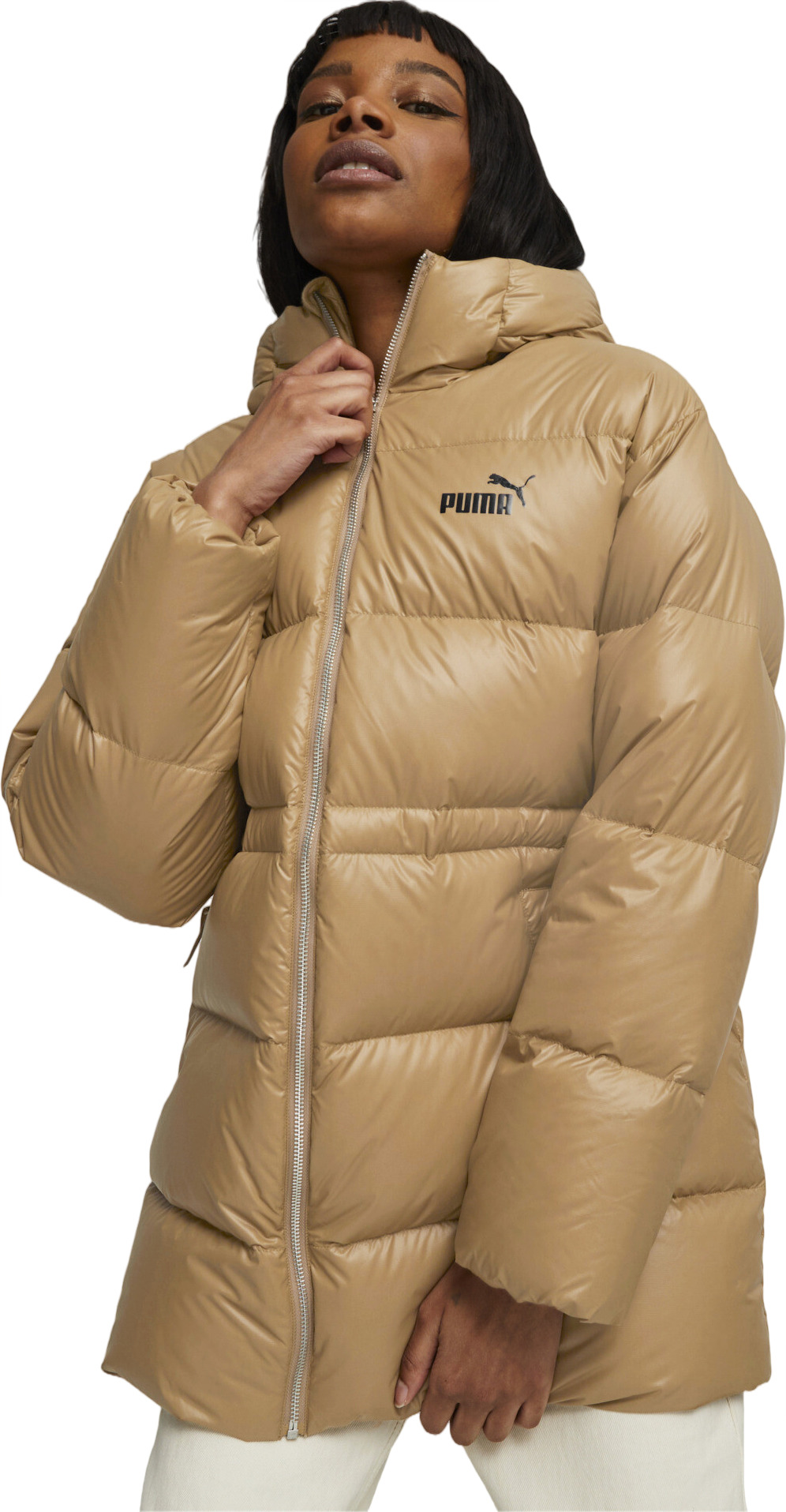 Куртка женская PUMA Style Hooded Down Jacket бежевая L