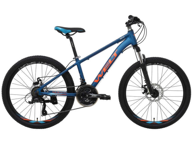 Подростковый велосипед Welt Peak 24 D, год 2023, цвет Синий, ростовка 14