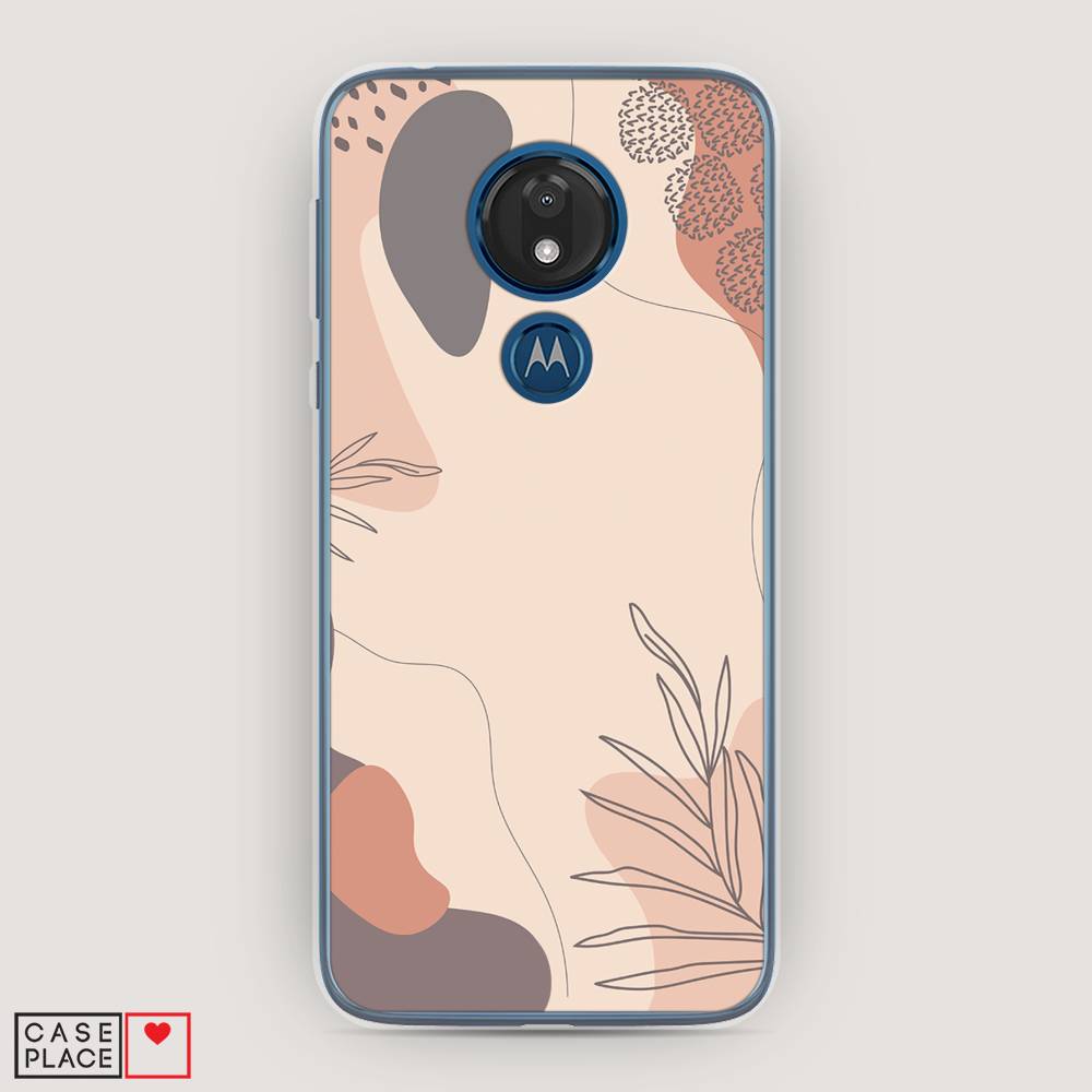 

Чехол на Motorola Moto G7 "Нюдовые тона", Коричневый;серый, 241150-4