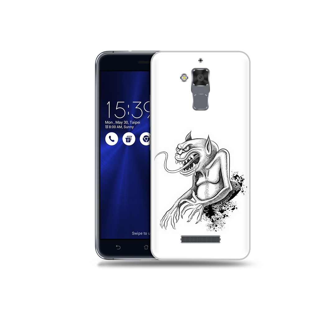 

Чехол MyPads Tocco для Asus ZenFone 3 Max (ZC520TL) чорт, Прозрачный, Tocco