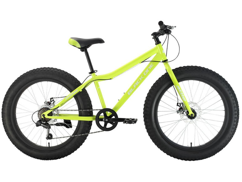 фото Подростковый велосипед black one monster 24 d, год 2022, цвет зеленый-белый, ростовка 14.5